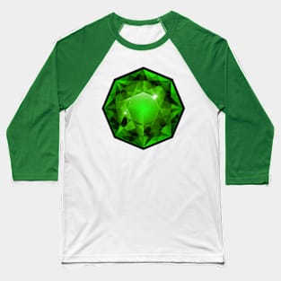 Octacore Green Gemstone Baseball T-Shirt